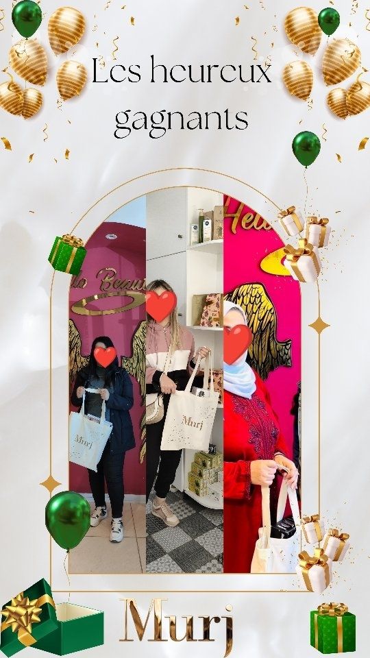 Merci à toutes les personnes qui on participé à notre tombola .☺️toutes nos félicitations aux gagnantes et à très bientôt pour un nouveau concours resté branché, 😁
شكرا لكل واحد شارك  معانا فى طمبولا شهر مارس ، و الناس لمربحتش  نقولولكم مزال الخير القدام العديد من المفاجأت راهى جاية أبقاو 🌸
#tombola #concours #murjcosmetics #ramadan #gift