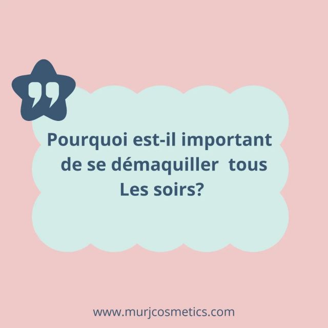 Pendant la nuit,🌠 la peau se régénère, mais pour ce faire, les pores ne doivent pas être obstrués ! D'un jour à l'autre, il est impossible de le remarquer, mais la mauvaise habitude de ne pas se démaquiller entraîne un vieillissement prématuré de la peau.🤫

#démaquillezvous  #sauvezvotrepeau
#eidmubarak